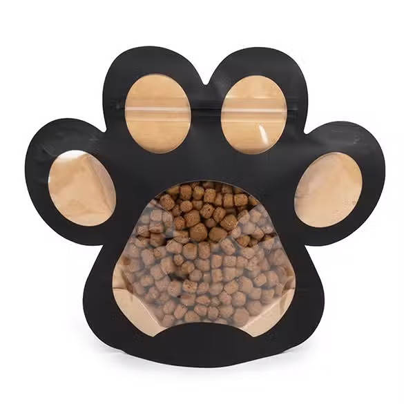 This adorable Paw Print Shaped Pouch (SP69PZ) is perfect for dog treats because it appeals to the dog lovers!